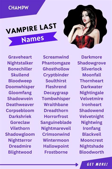 vampire surnames|100 Gothic Vampire Last Names: Inspired by Folklore .